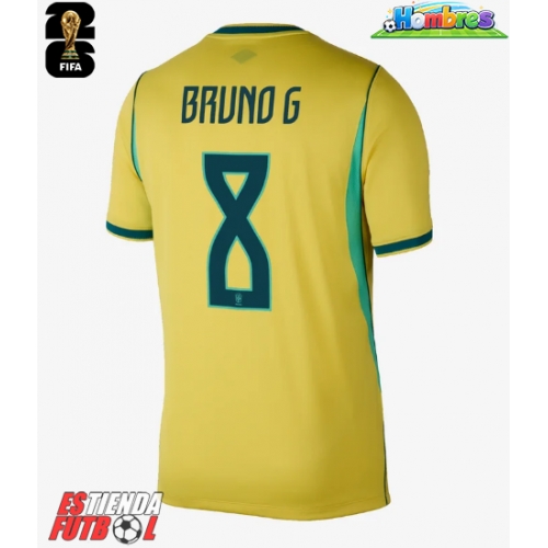 Brasil Bruno Guimaraes #8 Primera Equipación Mundial 2026 Manga Corta